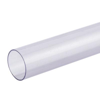 China Lean Equipment Customized Any Size Clear PC Material Clear Tube Plastic Transparent PC Pipe for sale