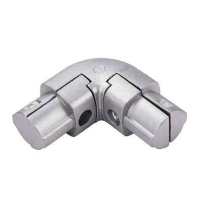 China Lean Fixed Cam Bridge Belt Connector Interior Furniture Equipment Type 90 Connectors With Fix Hole for sale