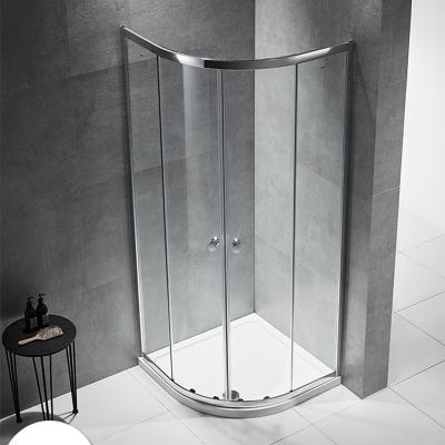 China With Frame Aluminum Alloy Framed Shower Glass Door For Bathroom for sale