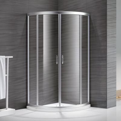 China With Large View Round Bathroom Safety Glass Room Ducha Sliding Door Single Shower Enclosure for sale