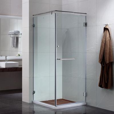 China 1950mm Australia Frameless Glass Square Bathroom Pod Fitting Project Glass Smart Shower Enclosure With Hinges for sale