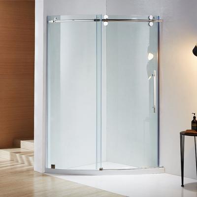 China Frameless Bathroom Sanitary Ware Wholesale Tub Door And Shower Se Shower Enclosures With Tray for sale