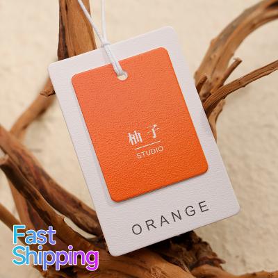 China Sustainable Custom Printed Label Tags Cards Price Per Pack Recycled Paper Label for sale