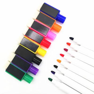 China Promotional Markers & Highlighters Color Pens Magnetic Dry Eraser Marker White Board Set Easy Whiteboard Pen for sale