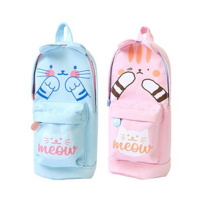 China Girl Creative Heart Statistical Institute Bag Large Capacity Pen Contracted Universal Shape Personalized Stationery Pencil Case for sale