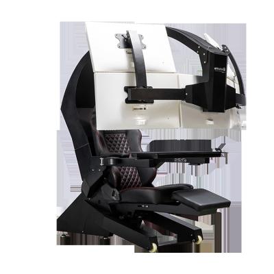 China Impertor IW-320 Comfortable Works Luxury Home Office Weightless Gaming Extended Cockpit Supports 1-5 Monitors For Lazy Boy Design for sale