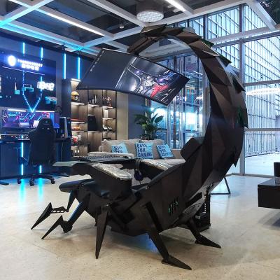 China Wholesale Computer Cluvens Gaming Chair Scorpion Chair (Size) Home Office Furniture Warm Luxury Weightless Adjustable For 3 or 5 Monitors for sale