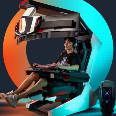 China Imperator massage zero gravity workstation chair game massage cockpit IW R1 PRO works, imperatorworks brand factory erogonomic design for sale