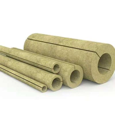 China Modern Top Quality Mineral Wool Pipe Insulation 120k Density With Premium Polished Exterior for sale