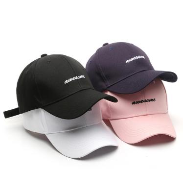 China COMMON low MOQ with 100% hat, baseball cap, golf logo printing and embroidery color 6 panel cotton custom plain sports hat for sale