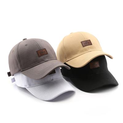 China JOINT Wholesale Unisex Popular Logo Designer Baseball Cap Fashion Ins Embroidered Letter Outdoor Sports Caps Hats With Leather Patch for sale