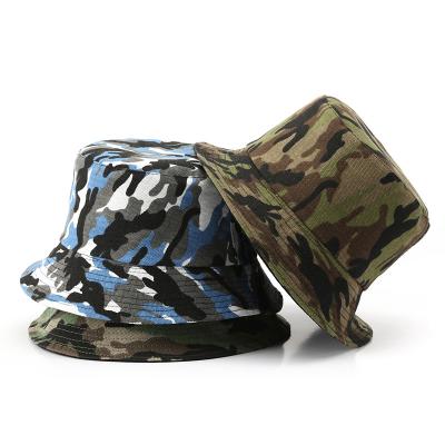 China Wholesale Custom Camouflage Cotton Beach Men Character Women Military Camouflage Fishing Fisherman Bucket Hat Hat for sale