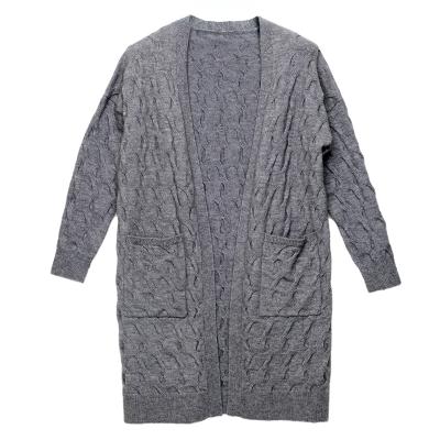 China Breathable Casual Premium Embossed Ladies Knitted Girls Custom Cardigan Sweaters for sale