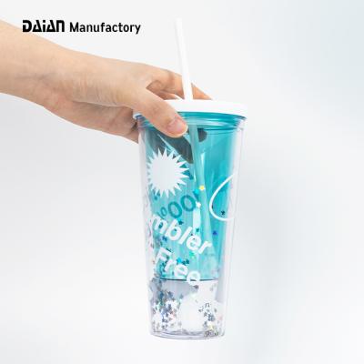 China New Arrival Sustainable Plastic Tumbler Cup Custom Acrylic Thermal for sale