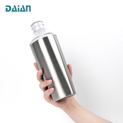 China Amazon Success 2021 Stainless Steel Tumbler Double Wall Metal Sustainable Cocktail Shaker for sale