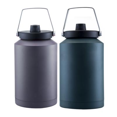 China PORTABLE stainless steel vacuum insulated water jug ​​water bottle 128oz 1 gallon beer shaker wholesale water jug for sale