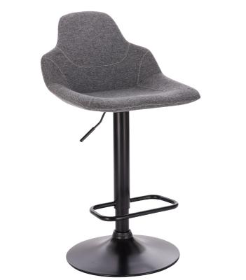 China Commercieel Donker Grey Fabric Counter Height Stools voor Keukenteller Te koop