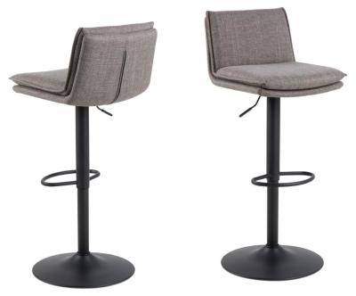 Cina Stylish Black Bar Stool Chairs con poggiapiedi in vendita