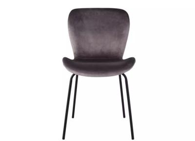 China Moderne houten fauteuil met stevig metalen frame en pluisfoom kussen Te koop