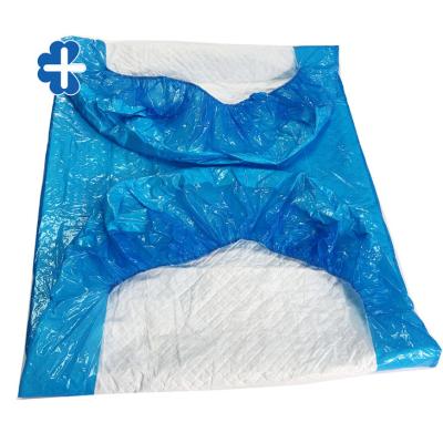 China Personal Care Bedspread 100*200cm Large Medical Disposable Absorbent Pad Surgical Bed Cover for sale