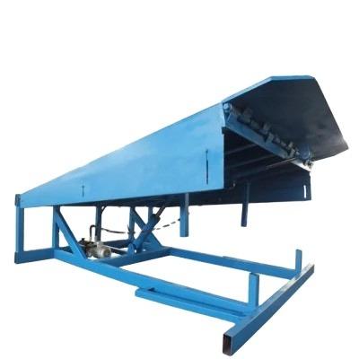 China Easy Operation Safety Convenience High Performance Dock Leveler 8t 10t 12t Capacity Fixed Dock Ramp Used For Container With Truck Forklift for sale