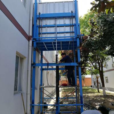 China Transport Lifting Good Prices Hydraulic Vertical Mezzanine Cargo Lift 1000kg 1 Year Warranty for sale