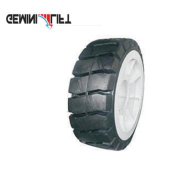 China Cheap Solid Industrial Tire Accessories Rubber Industrial Forklift Truck Standard Size 700-12,6.00-9,8.25-15 for sale