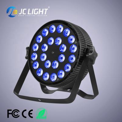 China Bar nightclub events weddings hotels restaurant stage 24 Pcs 10w Rgbwa Dmx Control Sound Activated Stage Par Light for Stage Light Party Ktv Club Dj Disco Light for sale