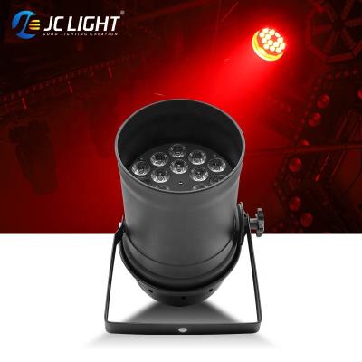 China Bar nightclub events weddings hotels restaurant stage JC Rgbw 4in1 Sound Activated 18 Led Par Can Light 18x10w Dmx512 Aluminum Housing Par Light Stage Effect Lightings for sale