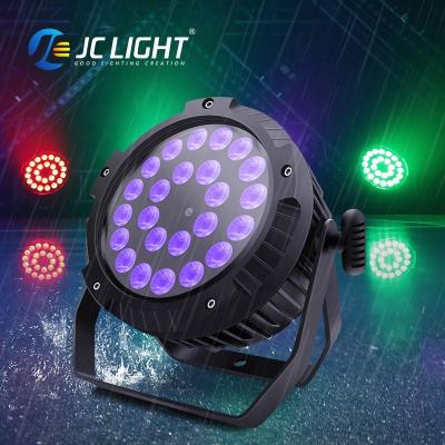 China Bar nightclub events weddings hotels stage house party 24*10w 12w 15w Dmx Led Wash Parcan 4in1 5in1 6in1 Rgbwa Uv 24pcs Stage Light Waterproof Outdoor Rgbwa Dmx Par Light for sale