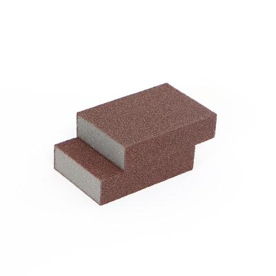 China Sustainable Kitchen Cleaning Sponge Abrasive Sponge Foam Sour Block Sanding Polishing Sanding Sponge for sale