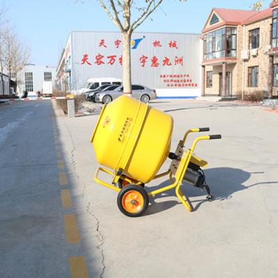 China Building Material Stores Powerful Mini Concrete Cement Portable Concrete Mixer 280L 350L for sale