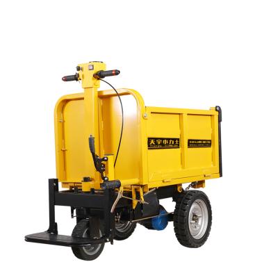 China Mini Small Battery Powered Electric Cargo Mini Dumper Electric Wheel Barrow Dumper for sale