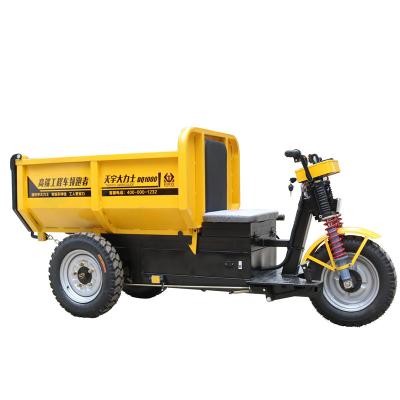 China 1T Mini Cargo Dump Transporter Mini Dumper /Small Electric Transport Construction Material Transporter For Agriculture for sale