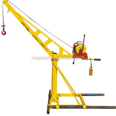 China Construction Outdoor Goods Lifting Machine Crane Hoist Best Quality Lifting Crane Straight Slide Type Crane and Outdoor Crane for sale