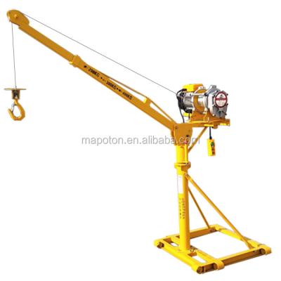 China Ship Air Conditioner Machine House Flat Roof Lifting Flat Roof Farm Hoist Small Slabs Hoisting Crane for sale