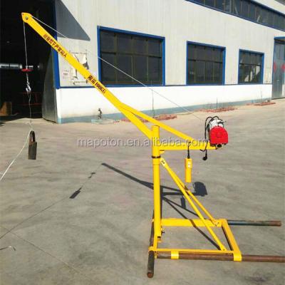 China Other Potable Construction Use Construction Site Use Electric Lifting Crane With CE Certificate for sale