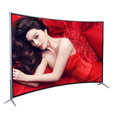 China Screen Type UHD TV Hotel LCD TV 50 Inch 4K Smart Curved LED TV for sale