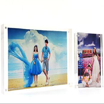 China Recyclable Acrylic Picture Frame Magnet Photo Frame 	Magnetic Acrylic Frames for sale