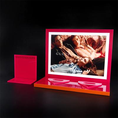 China Eco - Friendly High Quality Custom Cosmetic Display Prop Acrylic Display Stand Counter For Makeup for sale