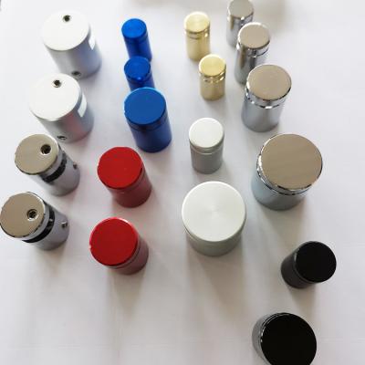 China Best Price Aluminum Sign Standoffs Aluminum Spacer Screwfix Mounts Nails Colorful Multiple Colors for sale