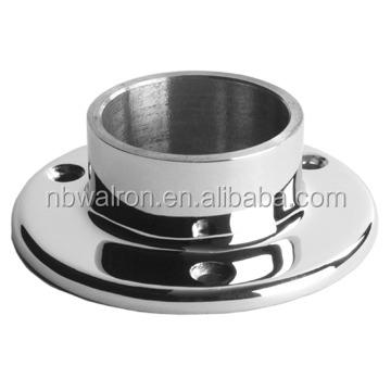 China 316 Post Stainless Steel 316 Flange Base Plate For Glass Enclosure for sale