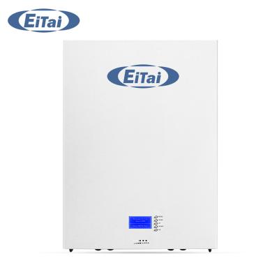 China EITAI 5kwh 7.2kwh 9.6kwh 10kwh 48V Lifepo4 appliances lithium batteries household solar battery for sale