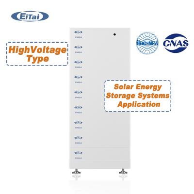 China EITAI 7.7Kwh-25.6Kwh HV 153.6V-512V Lifepo4 Lithium Battery For Solar Power Storage System ELEBOX- 7.7KWH~25.6KWH for sale