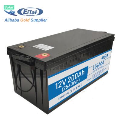 China Household Appliances EITAI 12V 12V 100AH ​​200AH Large Capacity CATL Phosphate Lithium Battery For Off Grid Solar Inverter for sale