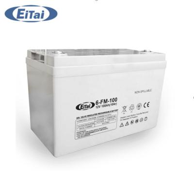 China Maintenance Free Storage Systems R6-017 Eitai Solar Powered Lead Acid Battery 12V 100Ah 150Ah 200Ah 250Ah Inverter Battery With 3 Years Warranty for sale