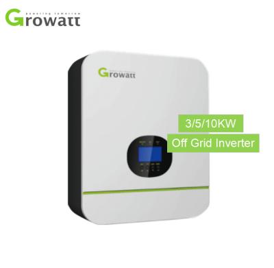 China Growatt 3000W DC AC Inverter Off Grid Solar Inverter For Solar System 3KW 5000 Watt 10KW 15KW Inverter 56*52*20cm for sale