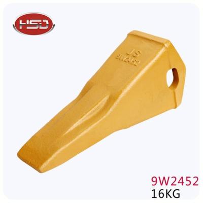 China Dente do estripador do aço de liga 16kg 52HRC 9W2452 para a máquina escavadora à venda