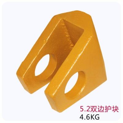 China Precision Casting Excavator Bucket Hook Protect Block for sale