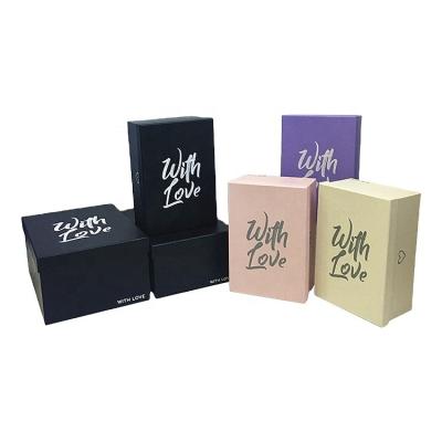 China Handmade a set of three simple rectangular gift box for sale